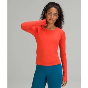 Lululemon Swiftly Tech Long Sleeve Shirt 2.0 *Race LengthAutumn Red Women's 6